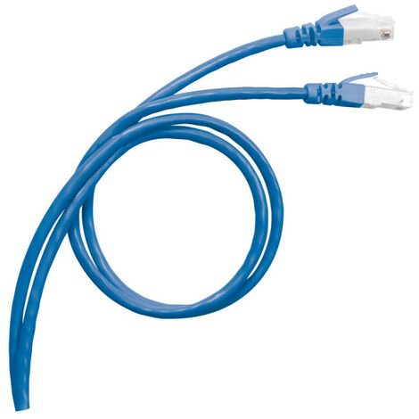 cordons de brassage 5m ftp cat6 t lan bleu