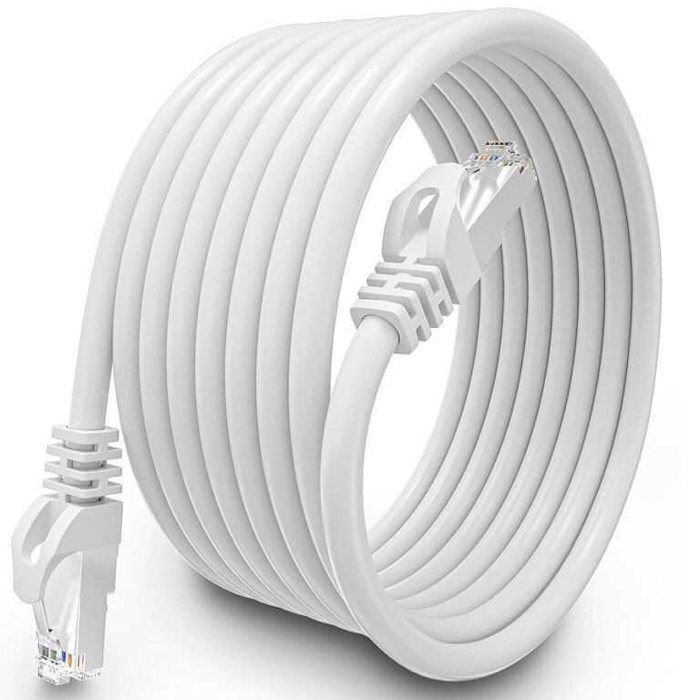 cordon de brassage ftp cat6 10m t lan blanc