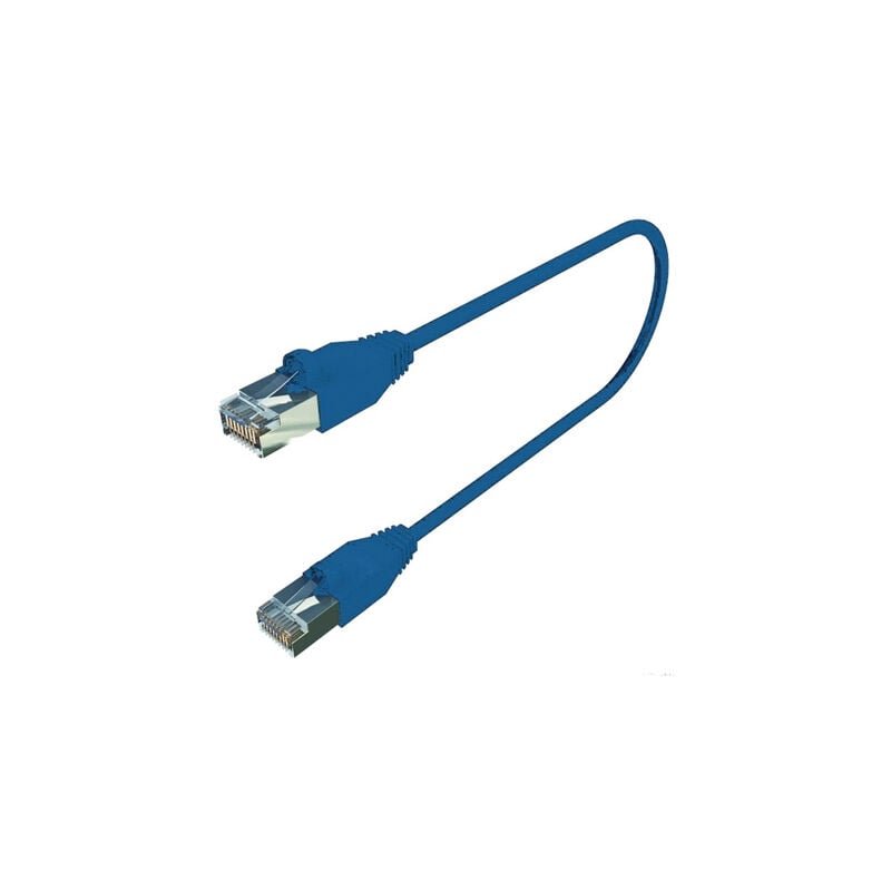 cordons de brassage 1m ftp cat6 t lan bleu cordons de brassage 1m ftp cat6 t lan bleu